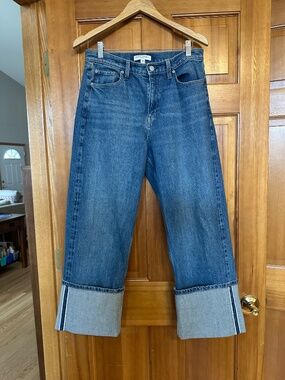 Banana Republic Stovepipe Cuffed Jeans